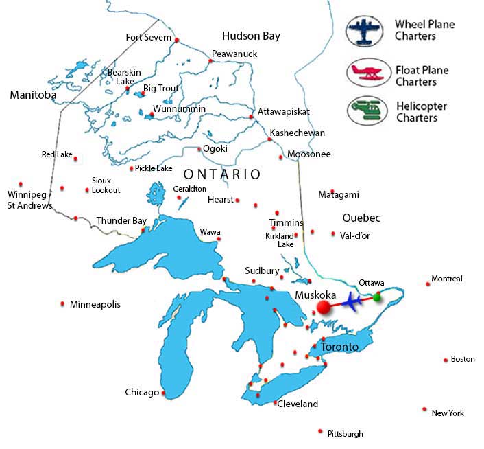 Muskoka Charter Flights Ottawa